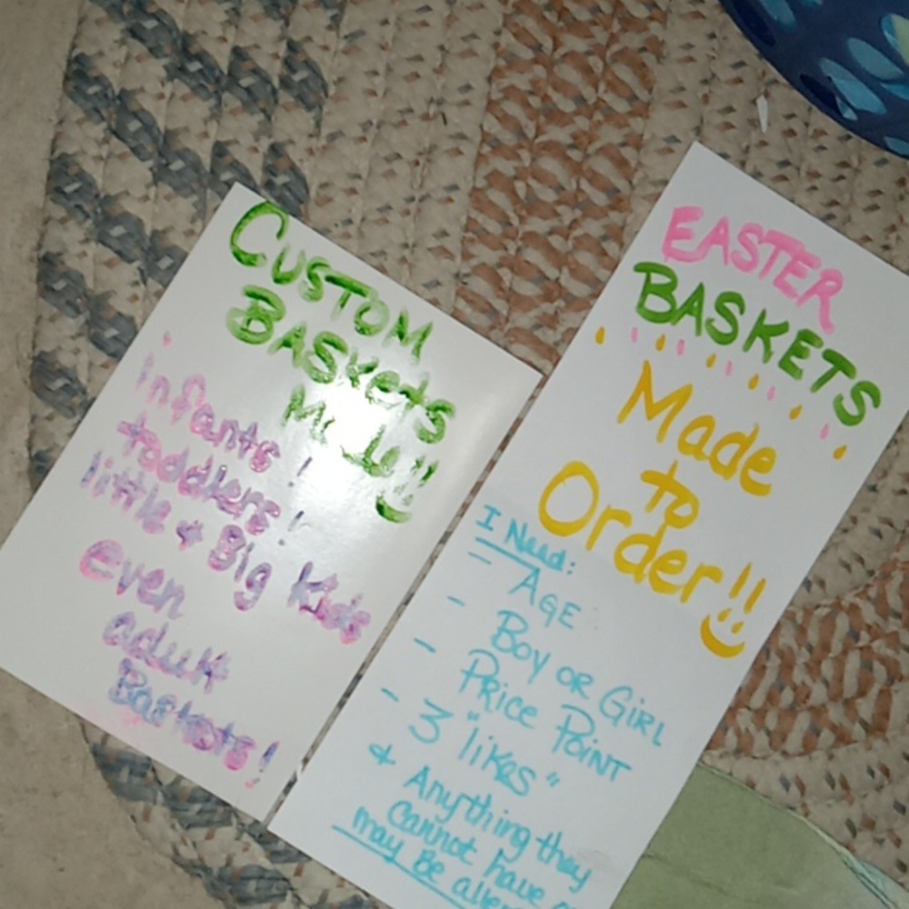 New!!Custom Made EASTER BASKETS!!!! - Picture 2 of 10